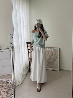 Comfortable Sporty Midi Skirt / 简约舒适半身卫裙