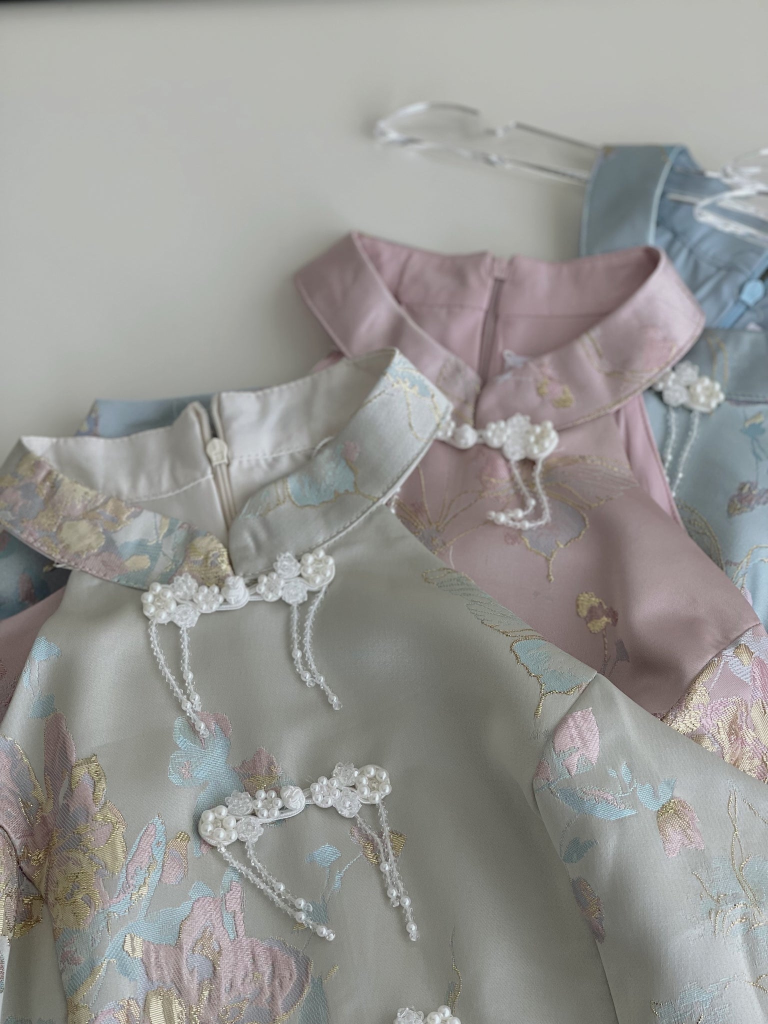 Petal Silhouette Charm Jumpsuit Dress / 【花影娇姿】挂脖花苞连体裙