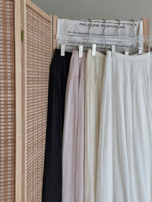 Shimmery Chiffon Midi Skirt / 温柔坠感流光纱裙