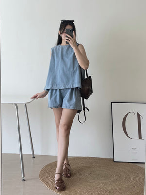 Casual Denim Set / 休闲宽松牛仔套装