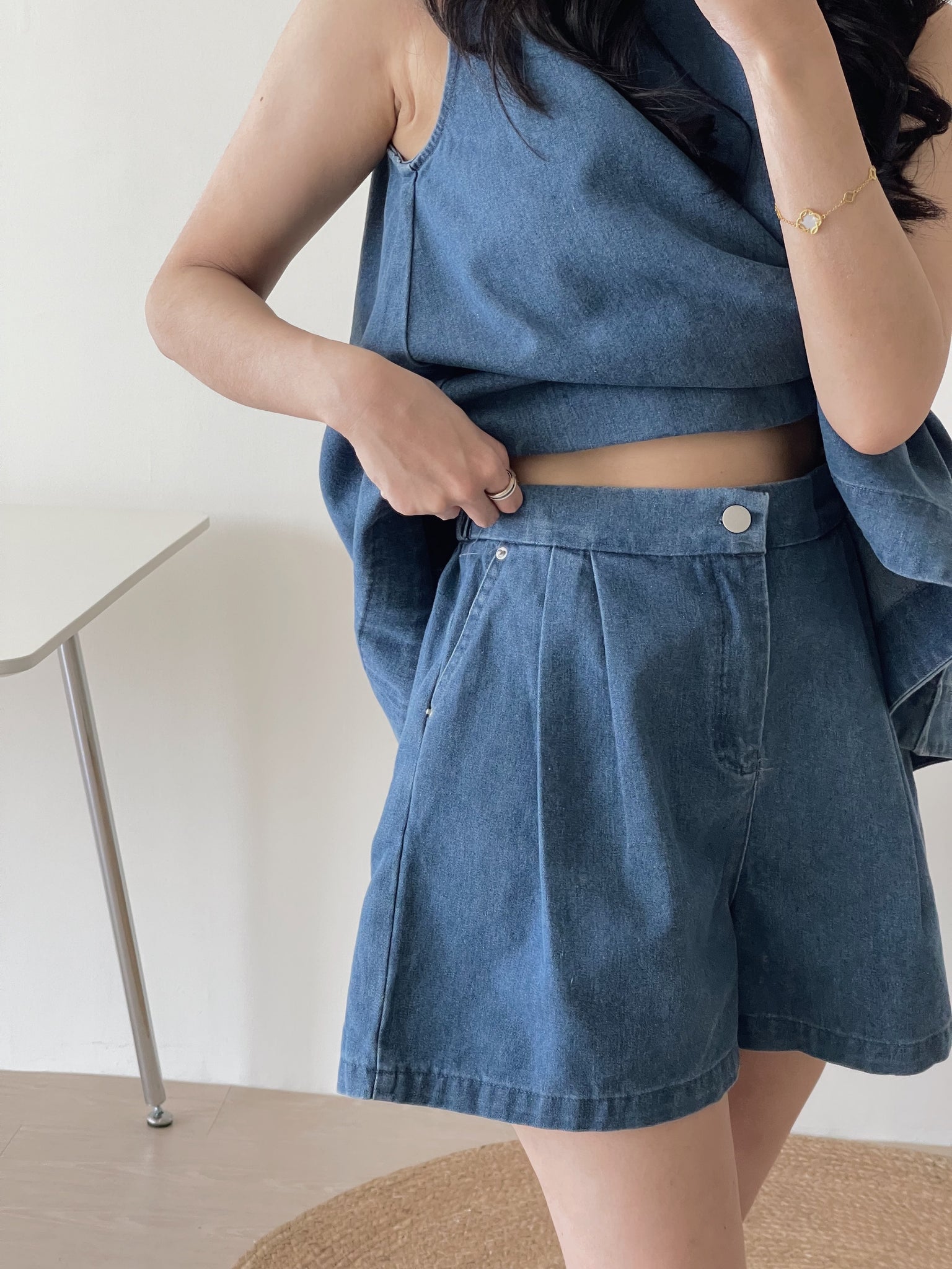 Casual Denim Set / 休闲宽松牛仔套装