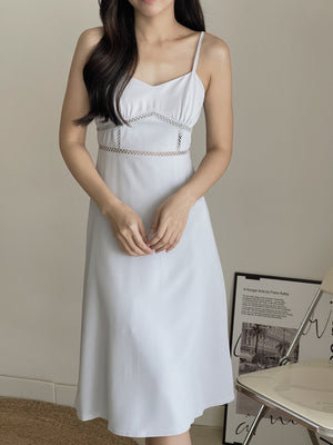 Elliana Midi Dress / 气质镂空吊带裙