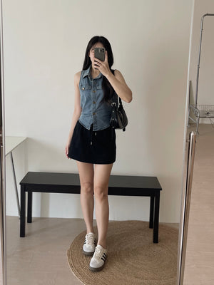 Sports Mini Skirt / 运动风防走光短裙