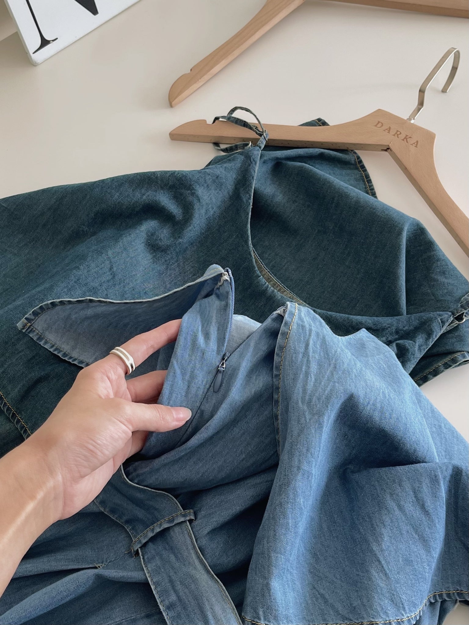 Arena Soft Denim Jumpsuit / 天丝软牛仔连体裤