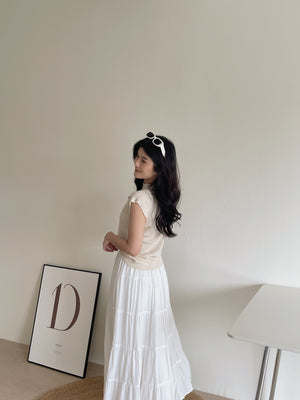 Mock Neck Knit Top / 半高领针织上衣