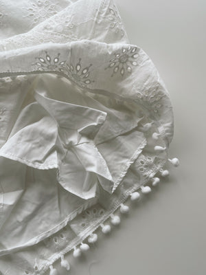 Eyelet Embroidered Cutout Dress / 挖空设计感连衣裙