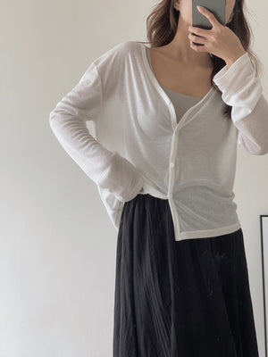 Classic Thin Cardigan / 夏日必备遮肉防晒衫