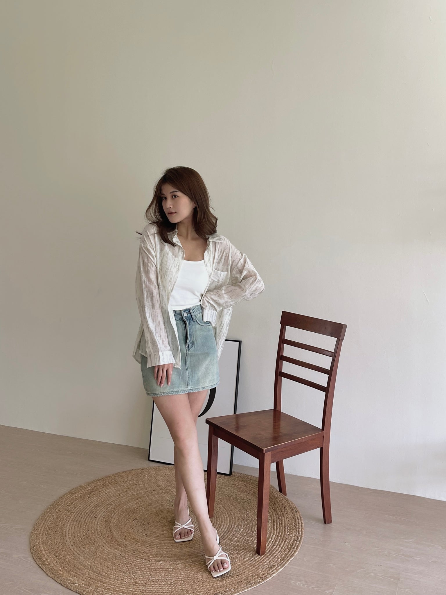Tie Dye Thin Shirt / 薄款晕染防晒衬衫