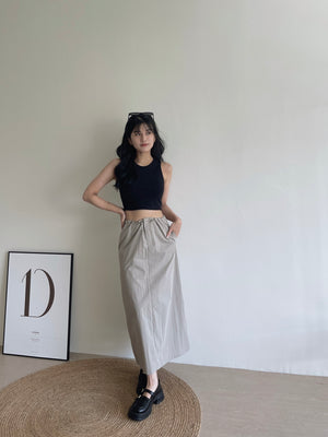 Cargo Midi Outing Skirt / 酷酷中长工装裙