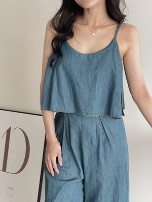 Arena Soft Denim Jumpsuit / 天丝软牛仔连体裤