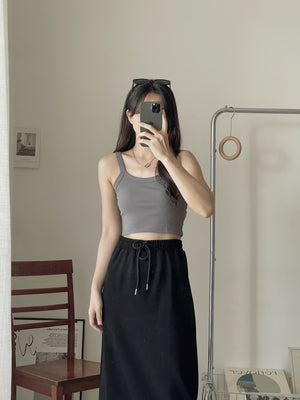 Crop Padded Camisole / 露脐胸垫吊带