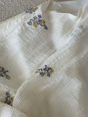 Embroidered Floral Dress / 刺绣碎花度假风连衣裙