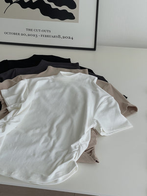 Pendant Mock Neck Top / 小吊坠半高领打底上衣