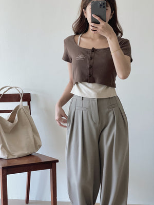 Tasha Smooth Suit Trousers / 垂顺长腿西装裤