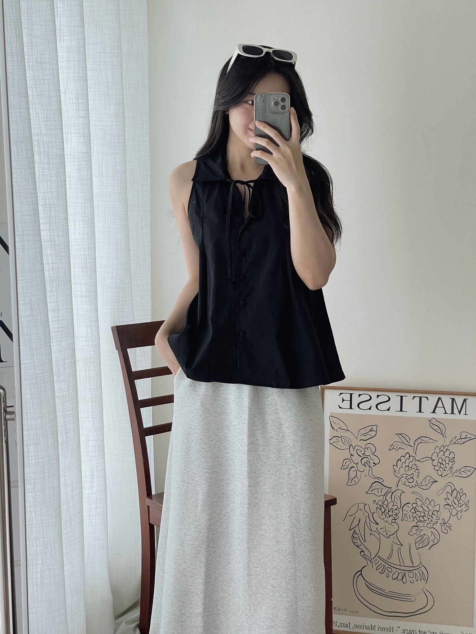 Comfortable Sporty Midi Skirt / 简约舒适半身卫裙
