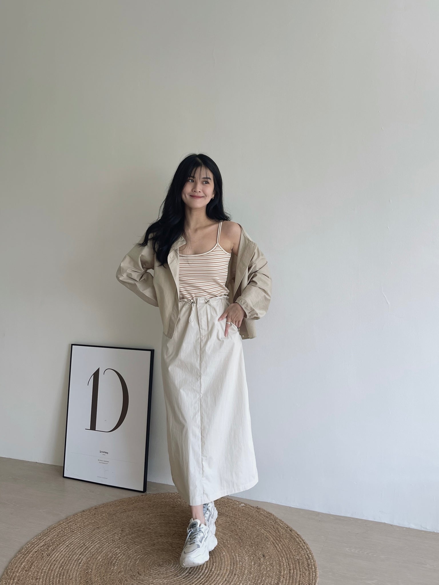 Cargo Midi Outing Skirt / 酷酷中长工装裙