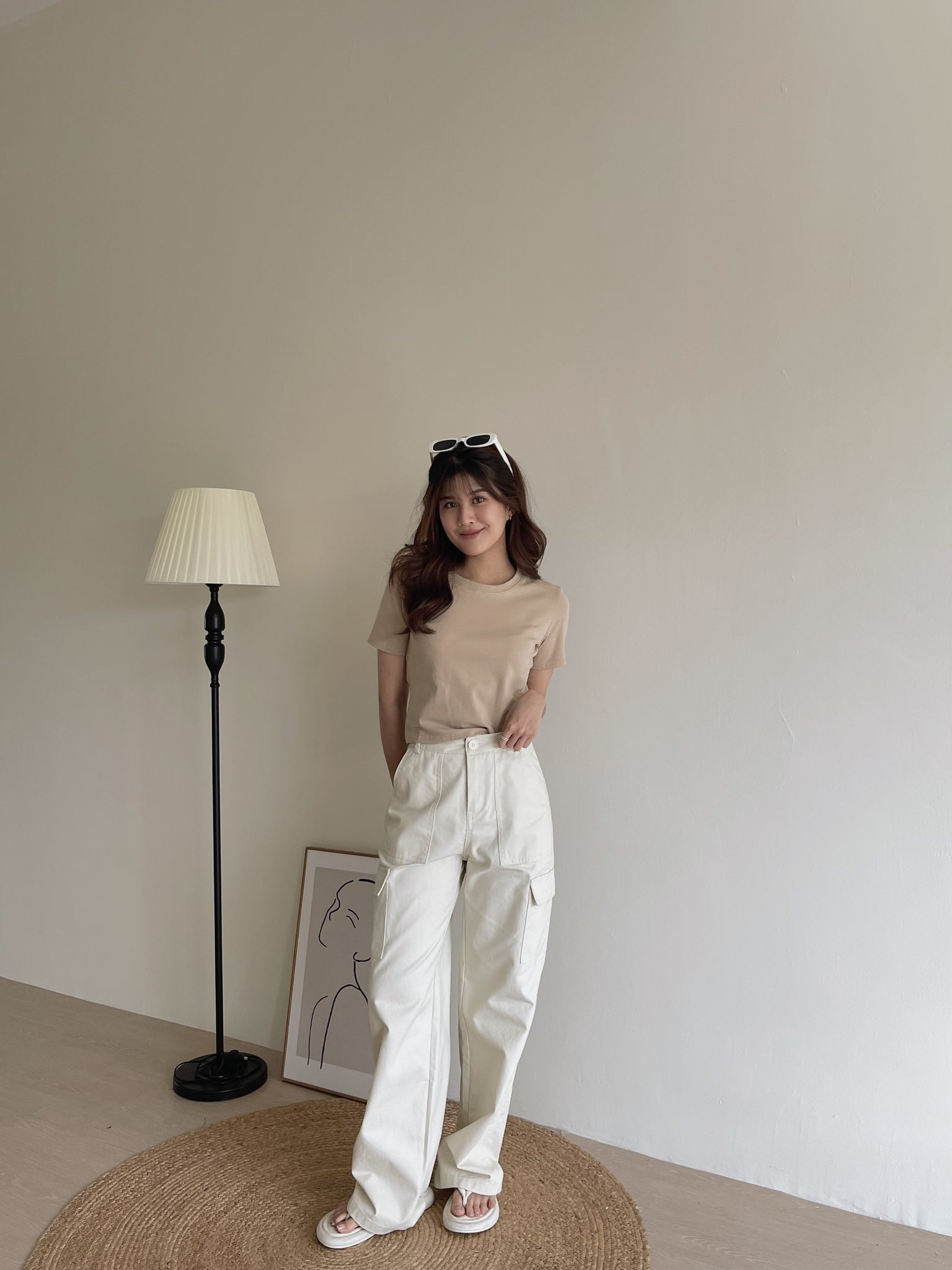 Basic Crop Tshirt / 软棉亲肤圆领T恤