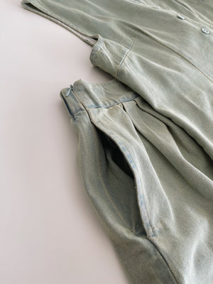 Marceline Denim Set / 老钱风宽松牛仔套装