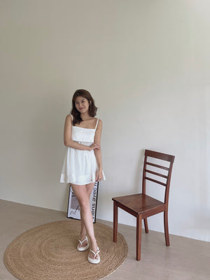Silky Mesh Top / 缎面拼接网纱吊带衣