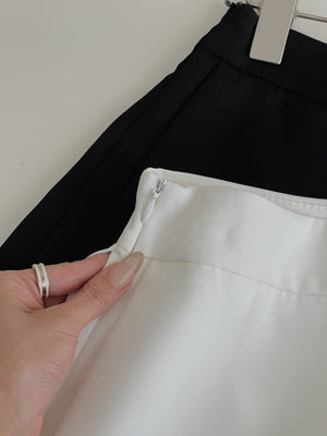 Refined Suit Skort / 简约前后帘西装裤裙
