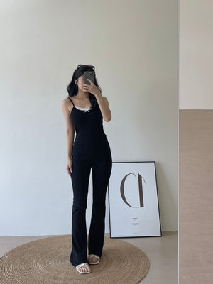 Lacey Edge Padded Singlet / 蕾丝花边胸垫吊带