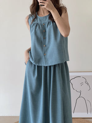 Garcella Linen Set / 简约棉麻套装