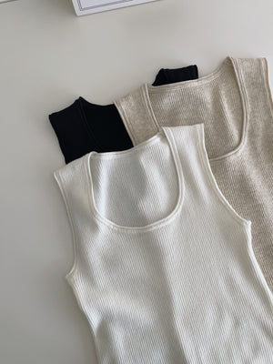 Comfy Tank Top / 遮副乳针织背心