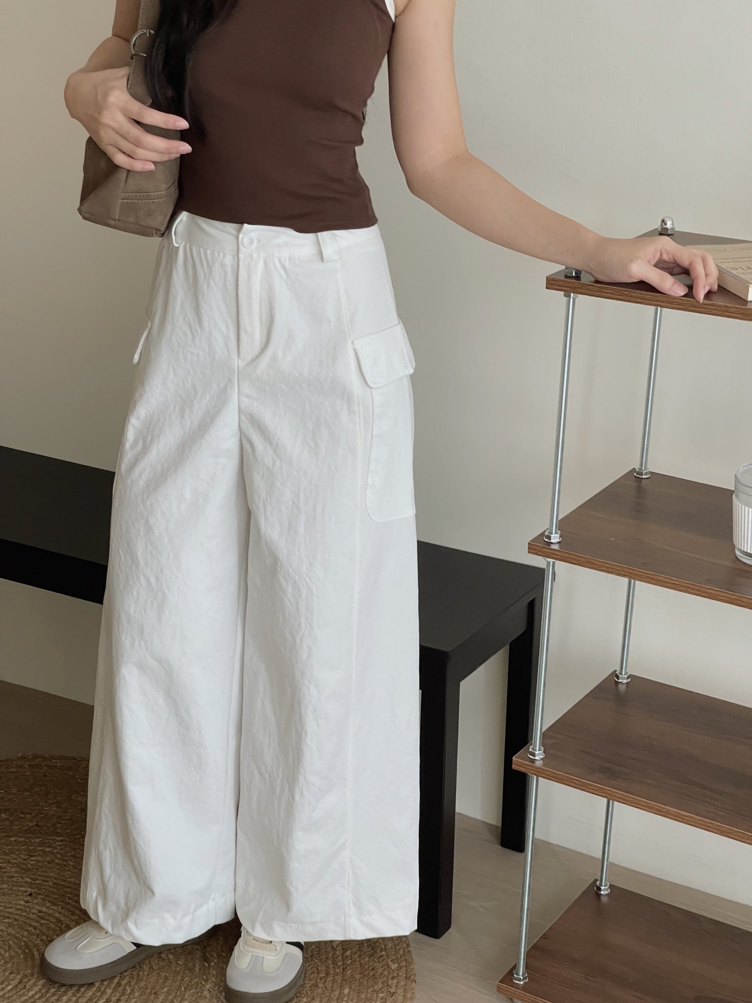 Stylish Baggy Cargo Pants / 帅气个性阔腿长裤