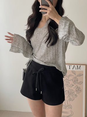 Cozy Snowflake Top / 松弛感‌雪花棉罩衫