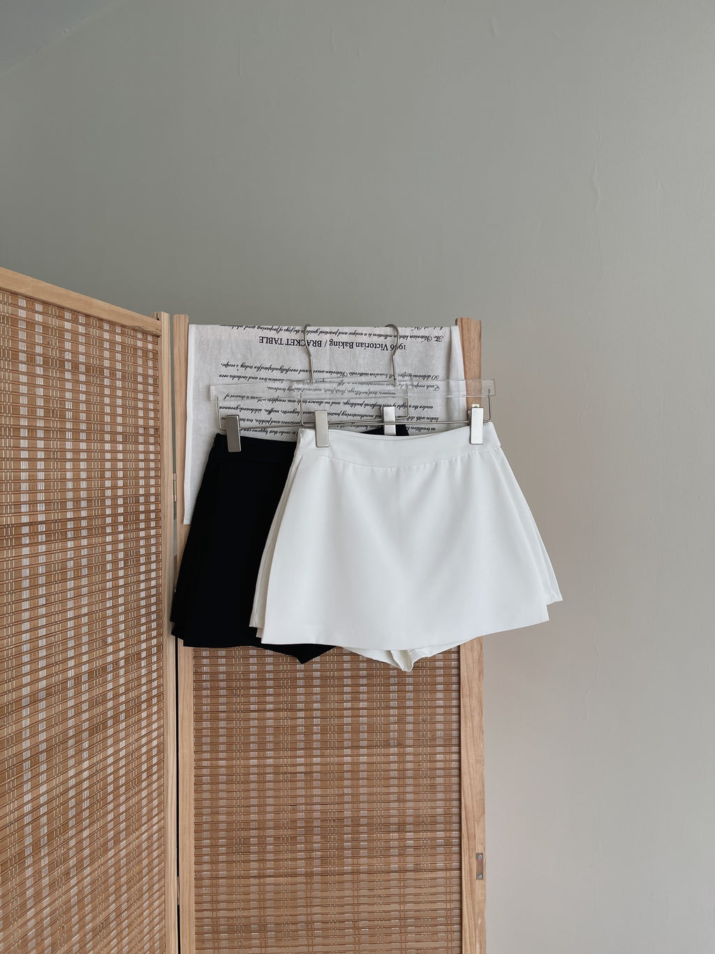 Refined Suit Skort / 简约前后帘西装裤裙