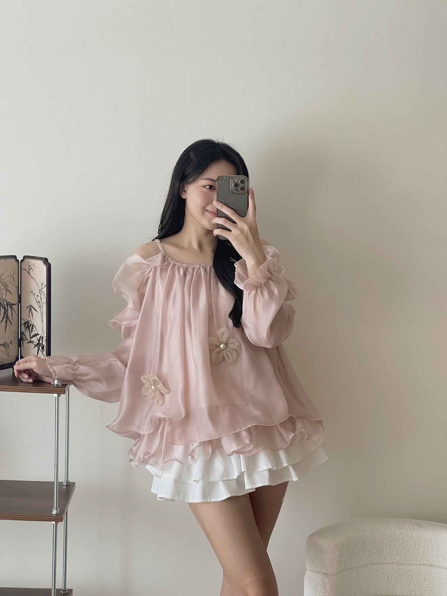 Ballet Layered Mini Skirt / 蛋糕芭蕾迷你短裙