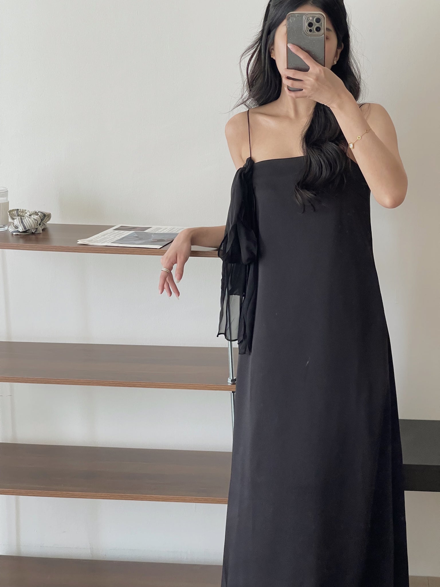 Lumiere Sash Tie Dress / 飘带高级感气质连身裙