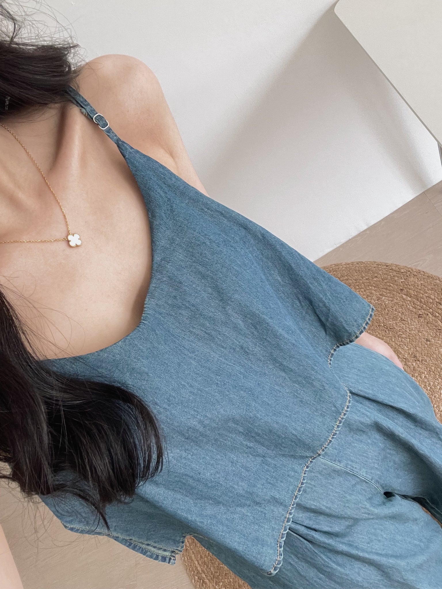 Arena Soft Denim Jumpsuit / 天丝软牛仔连体裤