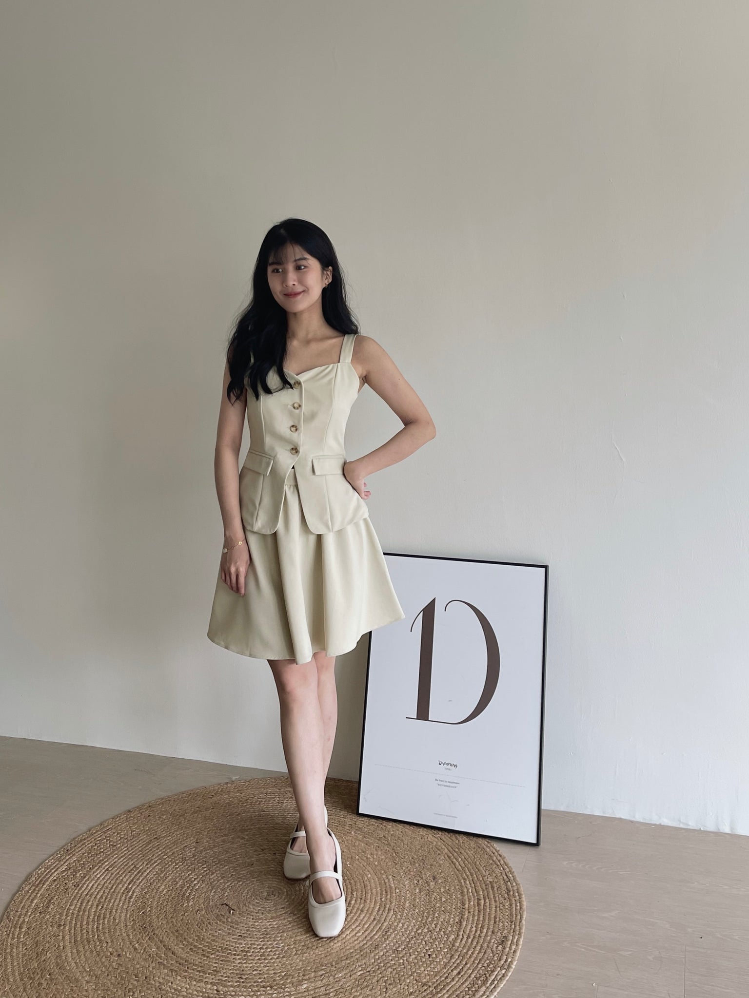 Isabelle Button Up Set / 知性优雅排扣套装