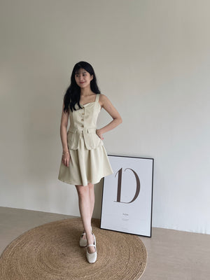 Isabelle Button Up Set / 知性优雅排扣套装