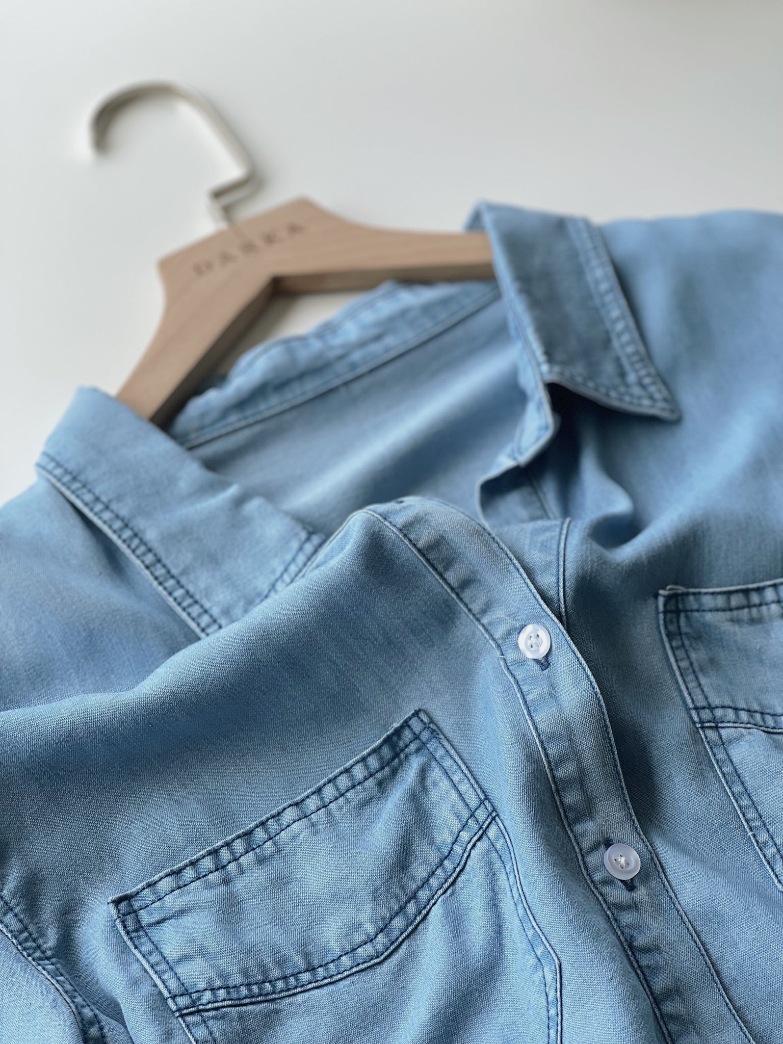 Soft Denim Shirt / 超软凉凉牛仔衬衫