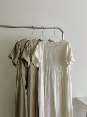Anais Puff Sleeves Dress / 韩风泡泡袖连身裙