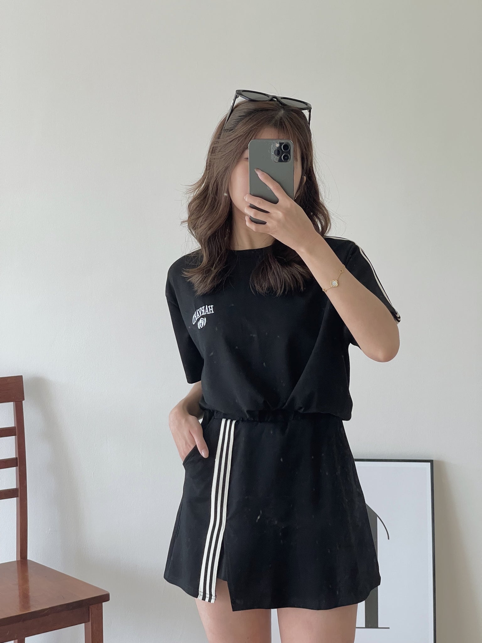 Sporty Skort Set / 盐系运动风裤裙套装