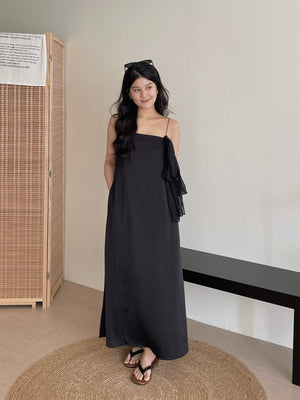Lumiere Sash Tie Dress / 飘带高级感气质连身裙
