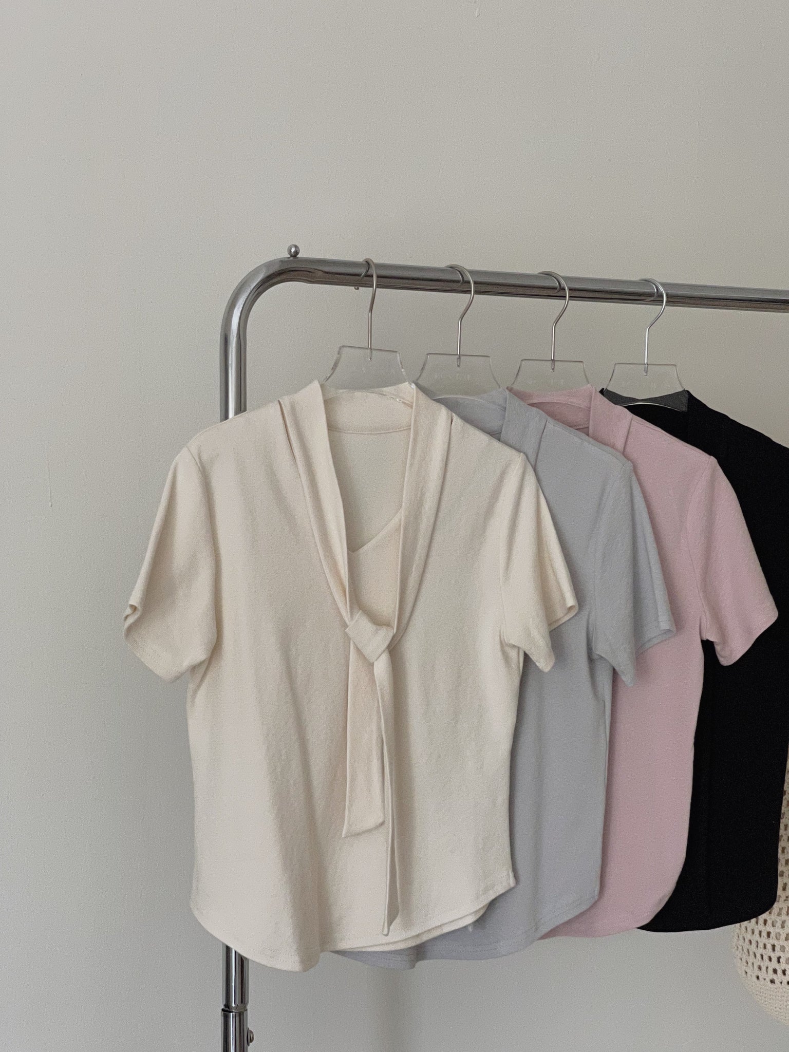 Mochi Tie Tee / 糯叽叽领带针织