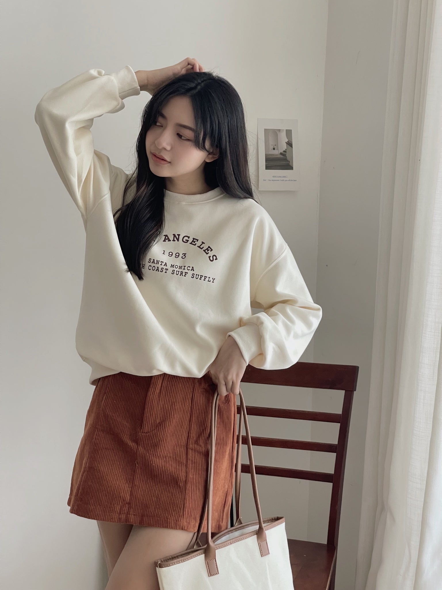 Super Comfy LA Sweater / 超舒适字母宽松卫衣