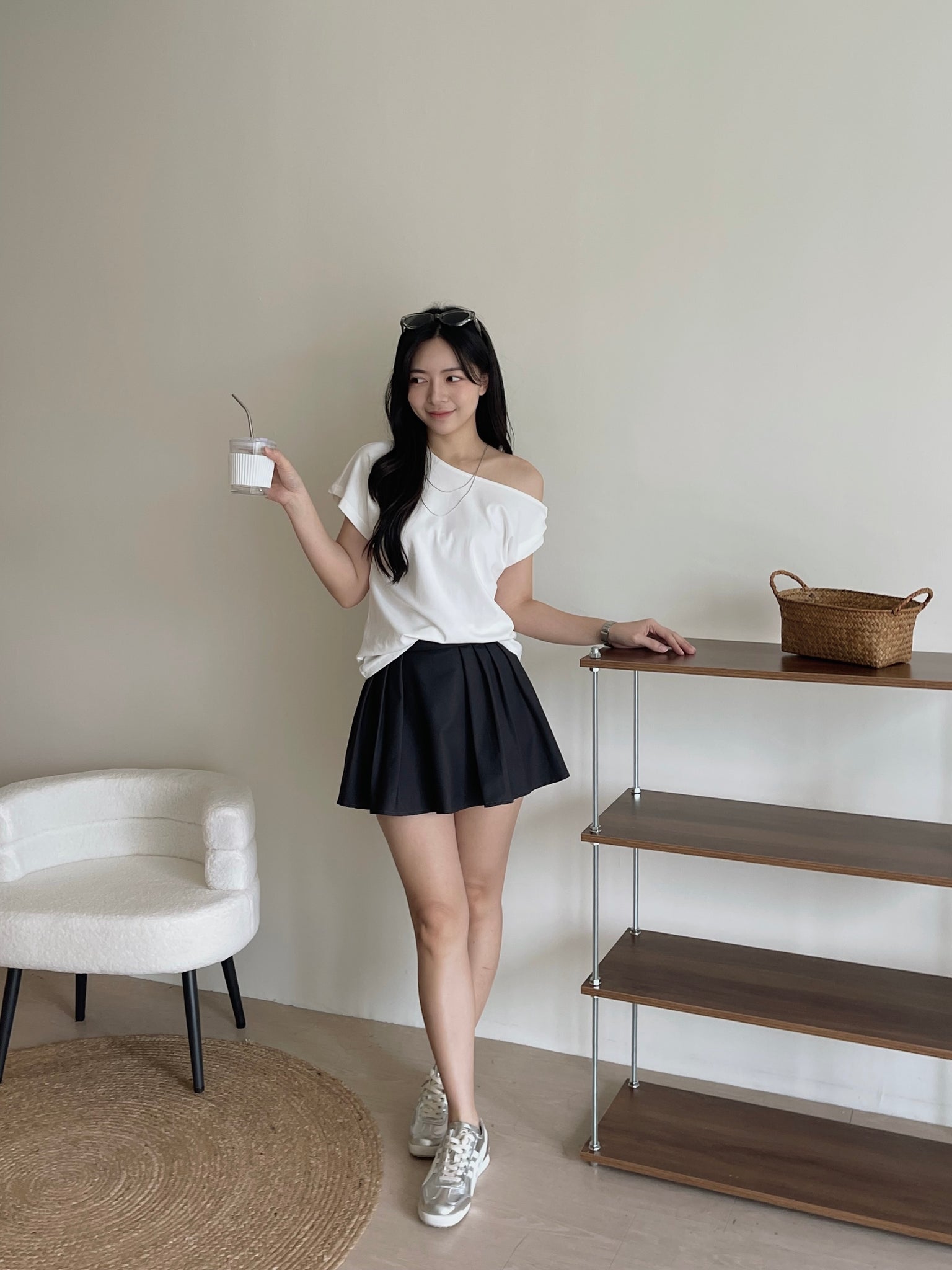 Ellie Sculpted Skirt / 立体蓬蓬打褶短裙