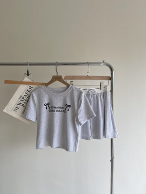Graphic Printed Girl Sets / 蝴蝶结少女风套装
