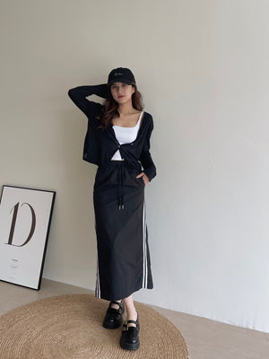 Scoop Neck Padded Singlet / 大领口显瘦胸垫吊带
