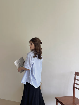 Elea Short Sleeve Shirt / 韩系小众短袖衬衫