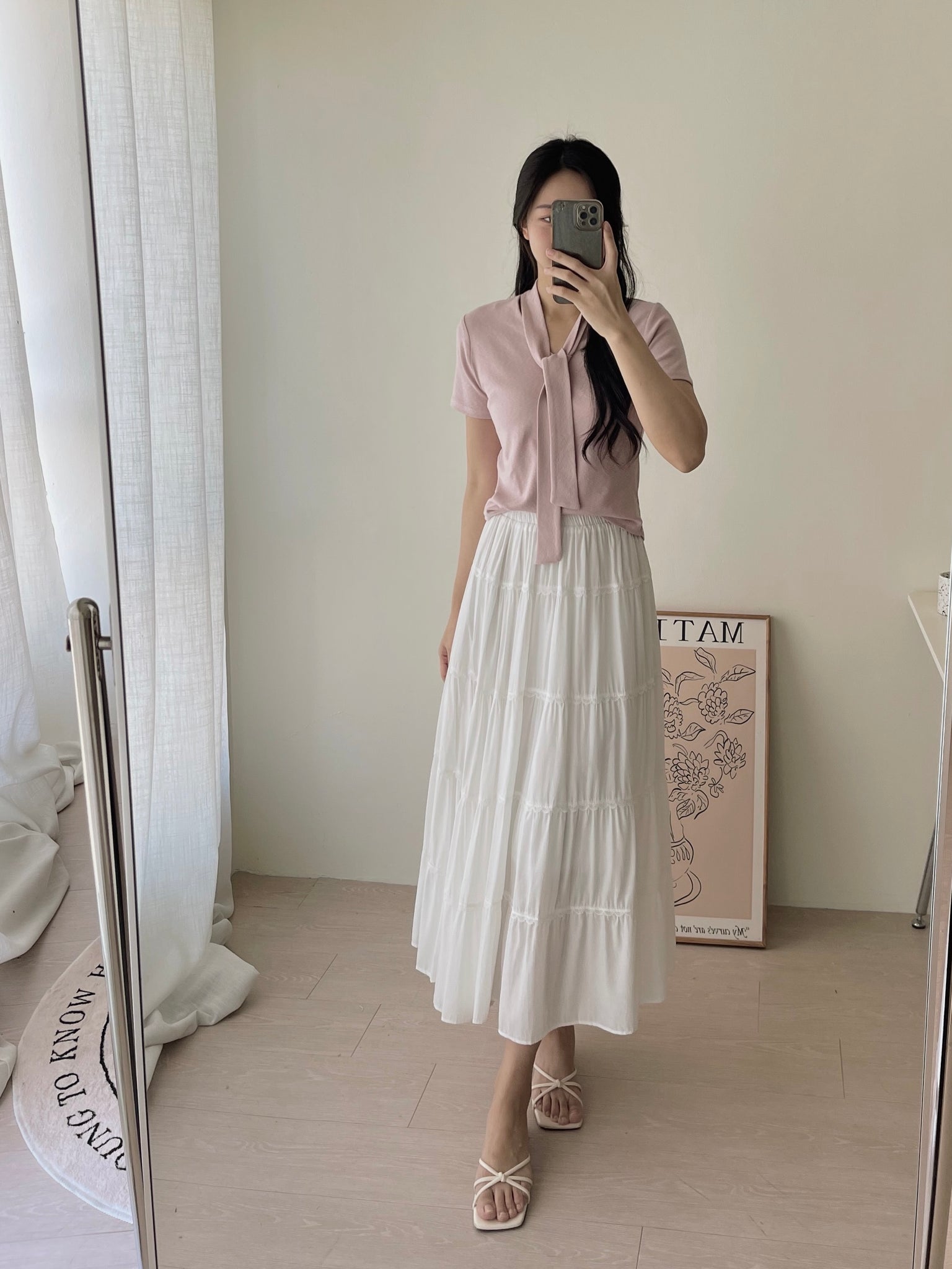 Mochi Tie Tee / 糯叽叽领带针织