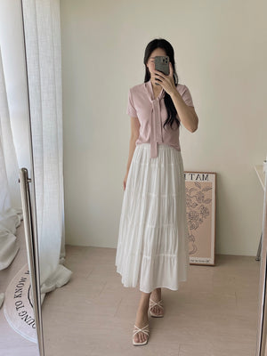 Mochi Tie Tee / 糯叽叽领带针织