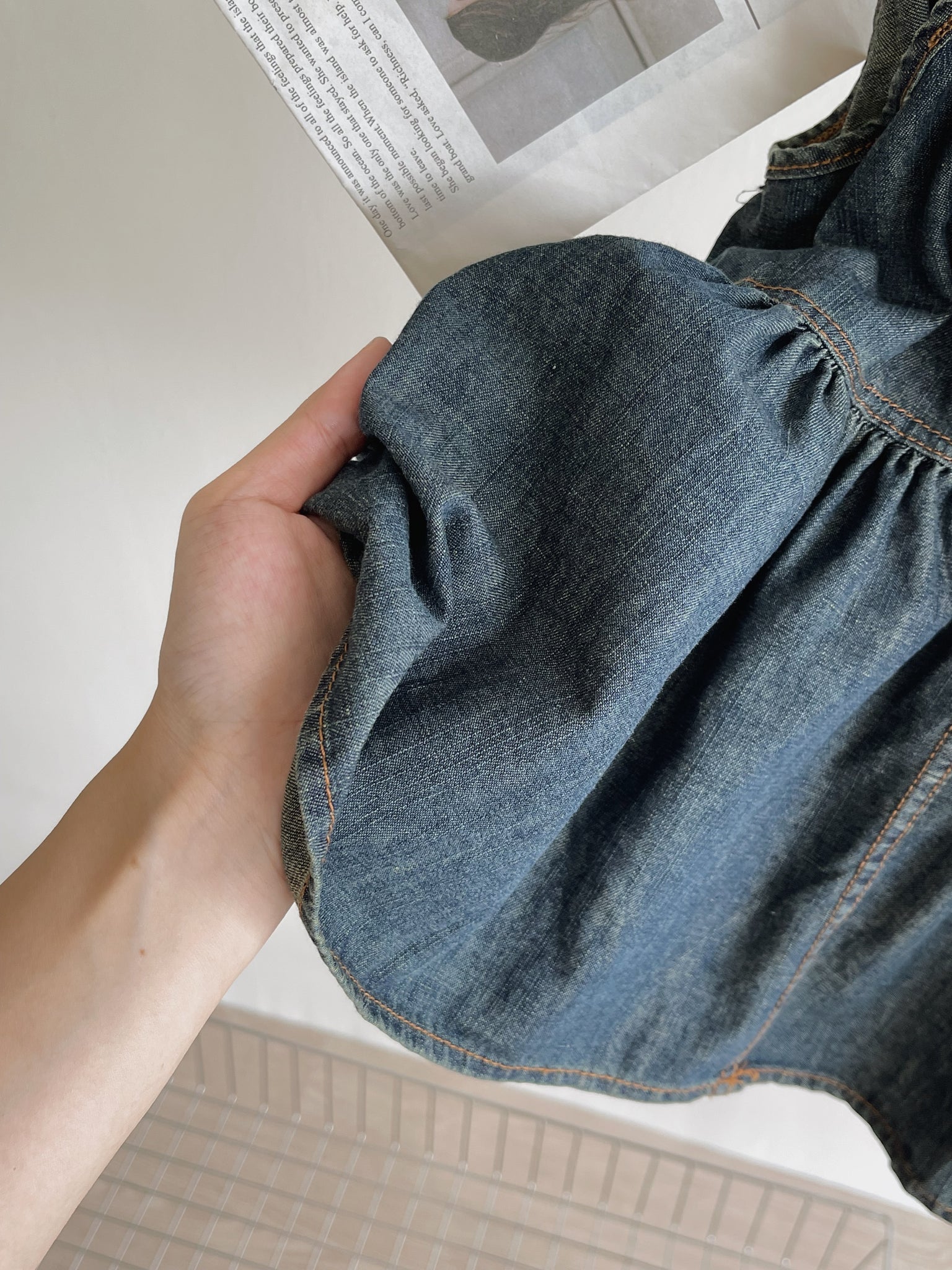 Denim Cute Top / 港风牛仔吊带衣
