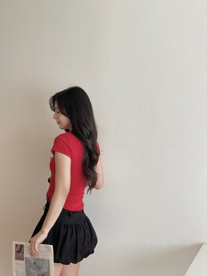 Tulip Puff Skirt / 遮胯花苞短裙