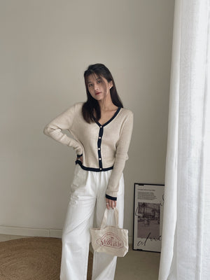 Wide Pull-On Pants / 松紧抽绳阔腿百搭裤